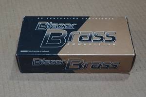lot 243 image: 50 CCI Blazer Brass .40 S&W 180 Gr FMJ Ammo