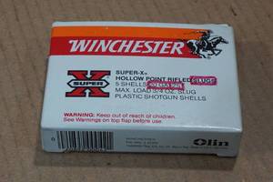 lot 294 image: 5 Winchester Super-X 20 Gauge 2-34 Rifled HP Slugs