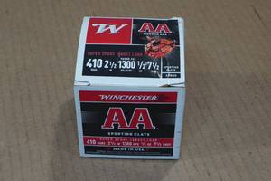 lot 317 image: 25 Winchester AA .410 Bore 2-12 7-12 Shot Shotshells