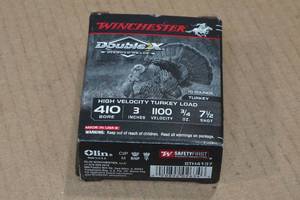 lot 319 image: 10 Winchester Double X .410 Bore 3 7-12 Shot Turkey Shotshells