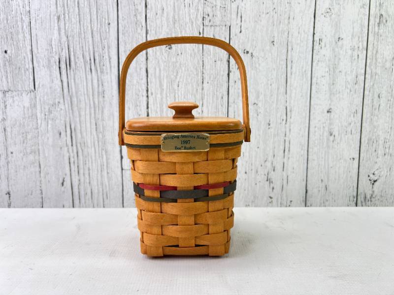 Rare 1997 Longaberger BEE Basket | Star Spangled Savings on