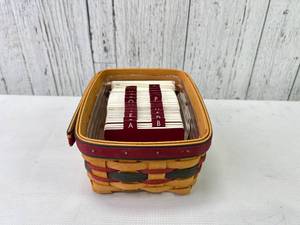 lot 106 image: Longaberger Address Card Basket