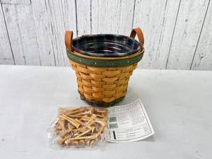 lot 104 image: Longaberger Collectible Golf Club Basket