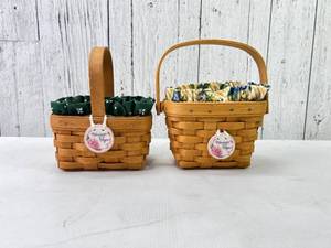 lot 95 image: Longaberger Handwoven Horizon of Hope Baskets