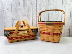 lot 122 image: Longaberger Holiday Baskets