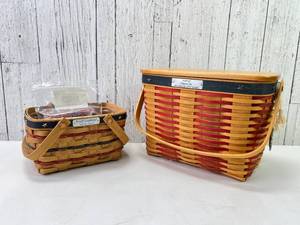 lot 121 image: Longabergers Basket Pair