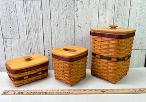 lot 140 image: Longaberger Bathroom Set