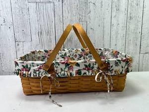 lot 151 image: Longaberger Handwoven Basket