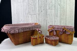 lot 157 image: Longaberger Sweetheart Hostess Collection