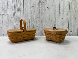 lot 162 image: Pair of Longaberger Baskets