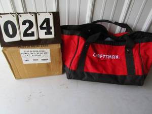 lot 24 image: Craftsman Tool Bag wtools