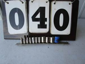 lot 40 image: Craftsman Socket Set - 11 pc - Metric