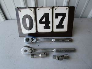 lot 47 image: Craftsman 12 Drive Ratchets &  Tool Assortment