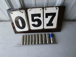 lot 57 image: Craftsman Metric 38 Deep Socket Set