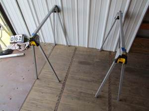lot 63 image: Stanley Folding Leg Horse - Set of 2