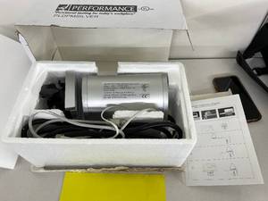 lot 108 image: Performance pldpmsilver Table Edge Mount Power Strip Desk Clamp Power Sockets