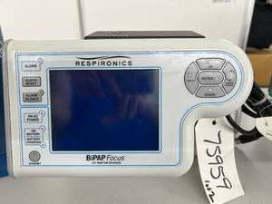 lot 105 image: MSRP $1800 Respironics 1028772 Bipap Focus - Advanced Non-Invasive Ventilation Therapy&nbspGreat Condition