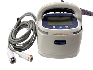 lot 6 image: MSRP $3,500 Arjo Huntleigh ACS900 Flowtron&nbspUniversal Pump -Intermittent pneumatic compression (IPC) therapy system (Treatment DVTVTE) wauto-recognition of thigh, calf, or foot garments (Garments Not Included - Order Online $50) Works Great