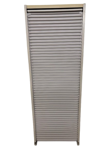 lot 38 image: Herman Miller Milcare Multi-Drawer Storage Cabinet  Features Smooth Roll-Up Accordion Door  Durable, Clean Design Ideal for Medical, Lab, or Office Use  Trusted Quality & Functionality- Good Condition