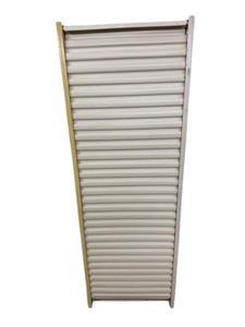 lot 39 image: Herman Miller Milcare Multi-Drawer Storage Cabinet  Features Smooth Roll-Up Accordion Door  Durable, Clean Design Ideal for Medical, Lab, or Office Use  Trusted Quality & Functionality- Good Condition