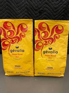 lot 6 image: Set of 2 Gvle Gevalia House Blend Ground Coffee 20 oz Bags