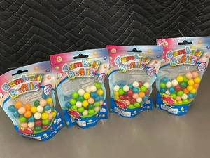 lot 14 image: Set of 4 Assorted Flavor Gumball Refills