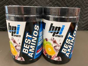 lot 17 image: IA 2 - 2 BPI Sports Best Aminos Fruit Punch 25 Servings