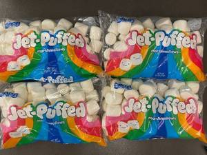 lot 36 image: Lot of 4 Packs of Jet-Puffed Marshmallows 16 oz Each