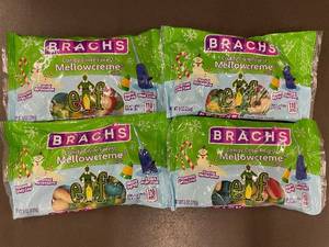 lot 43 image: Set of 4 Brachs Candy Cane Forest Mellowcreme Candies - 8 oz each