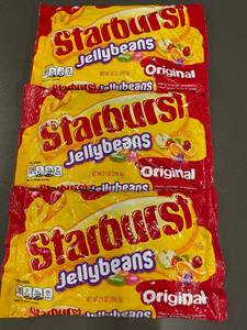 lot 79 image: Lot of 3 Starburst Jellybeans Original Flavor, 14 oz Each