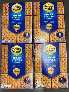 lot 109 image: Honey Maid Fresh Stacks Graham Crackers - 4 Boxes