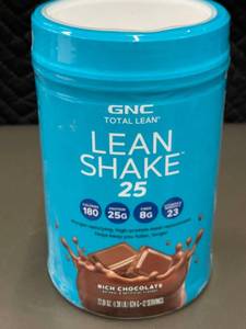 lot 136 image: GNC Total Lean Shake 25 Rich Chocolate 22 oz