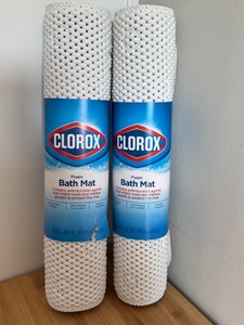 lot 37 image: Set of 2 Clorox Foam Bath Mats with Antimicrobial Protection
