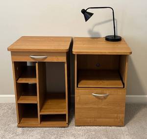 lot 60 image: Pair of Office Cabinets with Drawers