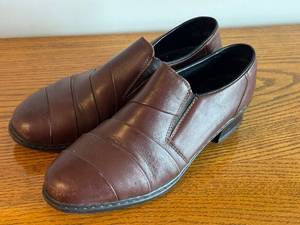 lot 64 image: Rieker Antistress Womens Leather Slip-On Shoes Size 6.5