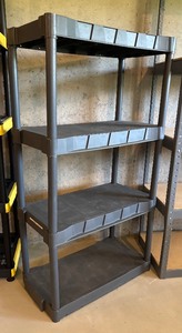 lot 132 image: Plano Plastic Shelving Unit
