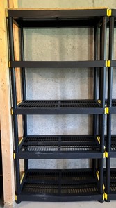 lot 137 image: Plastic Shelving Unit