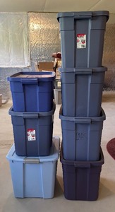 lot 139 image: Seven Awesome Storage Bins