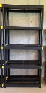 lot 141 image: Plastic Shelving Unit