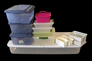 lot 151 image: Storage Bins and Baskets