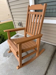 Embrange Wooden Outdoor Rocking Chair