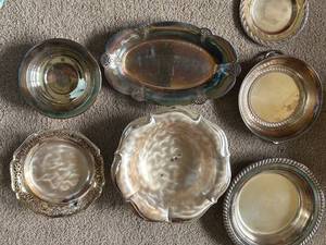 lot 16 image: Lot silverplate including Vintage WMF Silver-Plated Serving Pieces - Made in Germany