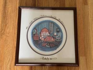 lot 32 image: Framed Signed Limited Edition Print by P Buckley Moss