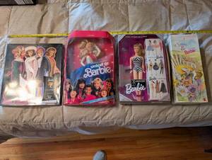 lot 182 image: Collection of 4 Barbie Dolls Including 35th Anniversary and UNICEF Editions