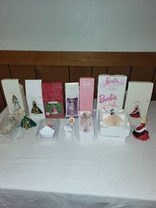 lot 224 image: Collection of Hallmark and Barbie Keepsake Ornaments