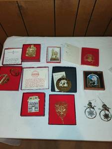 lot 235 image: Collection of Christmas Ornaments by Bing & Grondahl and Others