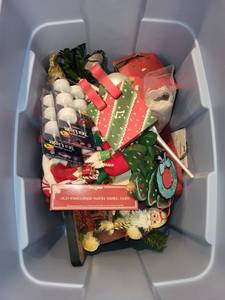 lot 238 image: Assorted Christmas Decorations and Accessories Lot