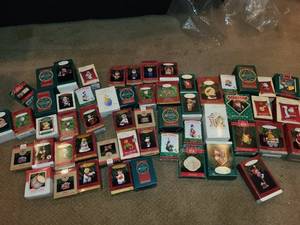 lot 247 image: Large Collection of Hallmark Keepsake Christmas Ornaments in Original Packaging