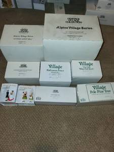 lot 275 image: Dept 56 Alpine Village Series with Accessories