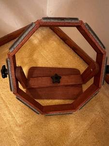 lot 368 image: Adjustable Wooden Octagonal Doweling Jig